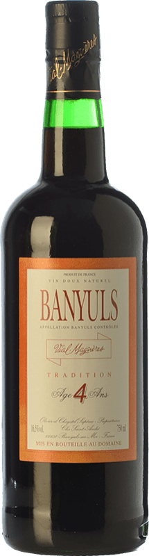 17,95 € 送料無料 | 強化ワイン Vial Magnères Tradition 4 Ans A.O.C. Banyuls ラングドックルシヨン フランス Syrah, Grenache, Carignan 4 年 ボトル 75 cl