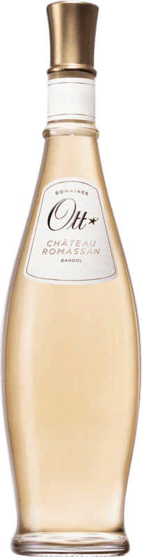 63,95 € Kostenloser Versand | Rosé-Wein Domaines Ott Château Romassan Coeur de Grain A.O.C. Bandol Provence Frankreich Grenache, Mourvèdre, Cinsault Flasche 75 cl