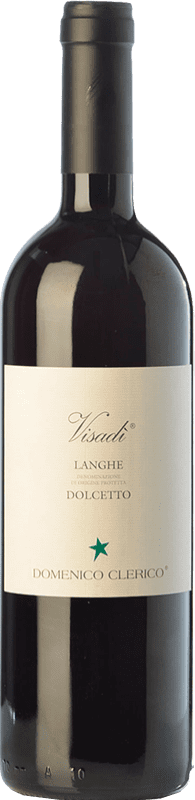 15,95 € Бесплатная доставка | Красное вино Domenico Clerico Visadì D.O.C.G. Dolcetto d'Alba Пьемонте Италия Dolcetto бутылка 75 cl