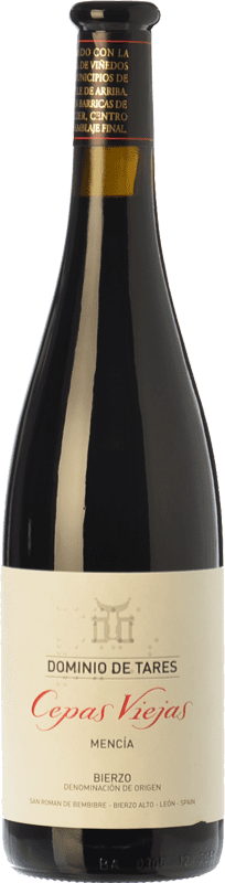 18,95 € Spedizione Gratuita | Vino Rosso Dominio de Tares Cepas Viejas Crianza — Invecchiato in Botte D.O. Bierzo Castilla y León Spagna Mencía Bottiglia 75 cl