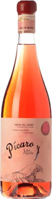 107,95 € 免费送货 | 玫瑰酒 Dominio del Águila Pícaro del Águila Clarete D.O. Ribera del Duero 卡斯蒂利亚莱昂 西班牙 Tempranillo, Grenache, Bobal, Albillo 瓶子 Magnum 1,5 L