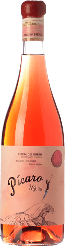 22,95 € Free Shipping | Rosé wine Dominio del Águila Pícaro del Águila Clarete D.O. Ribera del Duero Castilla y León Spain Tempranillo, Grenache, Bobal, Albillo Magnum Bottle 1,5 L