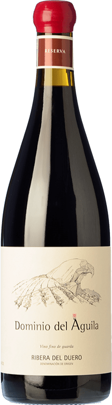 69,95 € Free Shipping | Red wine Dominio del Águila Reserva D.O. Ribera del Duero Castilla y León Spain Tempranillo, Grenache, Bobal, Albillo Bottle 75 cl