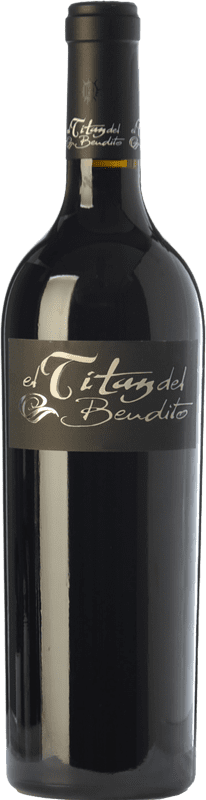 44,95 € Free Shipping | Red wine Dominio del Bendito El Titán Aged D.O. Toro Castilla y León Spain Tinta de Toro Bottle 75 cl