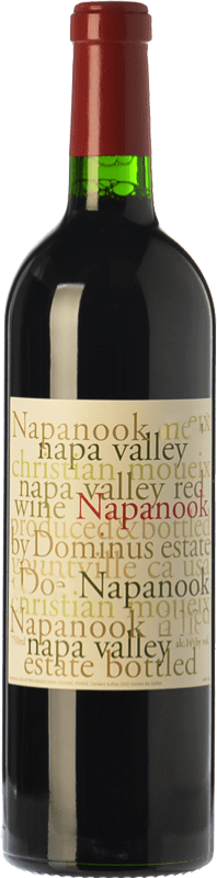 192,95 € Бесплатная доставка | Красное вино Dominus Estate Napanook Crianza — Крианса I.G. Napa Valley Долина Напа Соединенные Штаты Cabernet Sauvignon — Каберне Совиньон, Cabernet Franc — Каберне Фран, Petit Verdot 75 cl