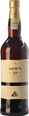 32,95 € 送料無料 | 強化ワイン Dow's Port Tawny I.G. Porto ポルト ポルトガル Touriga Franca, Touriga Nacional, Tinta Roriz, Tinta Cão, Tinta Barroca 10 年 ボトル 75 cl