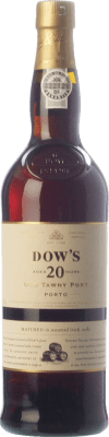 71,95 € Бесплатная доставка | Крепленое вино Dow's Port Tawny I.G. Porto порто Португалия Touriga Franca, Touriga Nacional, Tinta Roriz, Tinta Cão, Tinta Barroca 20 Лет бутылка 75 cl
