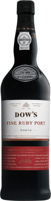 14,95 € Бесплатная доставка | Креплёное вино Dow's Port Ruby — Руби I.G. Porto порто Португалия Touriga Franca, Touriga Nacional, Tinta Roriz, Tinta Cão, Tinta Barroca Бутылка 75 cl