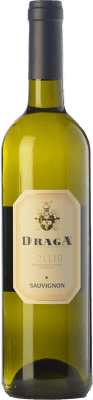 13,95 € Бесплатная доставка | Белое вино Draga D.O.C. Collio Goriziano-Collio Фриули-Венеция-Джулия Италия Sauvignon бутылка 75 cl