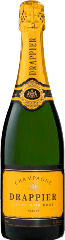 33,95 € Envoi gratuit | Blanc mousseux Drappier Carte d'Or Brut A.O.C. Champagne Champagne France Pinot Noir, Chardonnay, Pinot Meunier Bouteille 75 cl