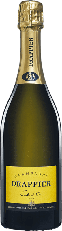 51,95 € Envio grátis | Espumante branco Drappier Carte d'Or Brut A.O.C. Champagne Champagne França Pinot Preto, Chardonnay, Pinot Meunier Garrafa 75 cl