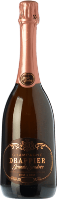 99,95 € Envío gratis | Espumoso rosado Drappier Grande Sendrée Rosé A.O.C. Champagne Champagne Francia Pinot Negro Botella 75 cl