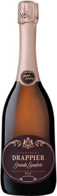 134,95 € Бесплатная доставка | Розовое игристое Drappier Grande Sendrée Rosé A.O.C. Champagne шампанское Франция Pinot Black бутылка 75 cl