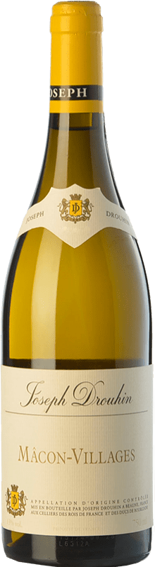 23,95 € Kostenloser Versand | Weißwein Joseph Drouhin A.O.C. Mâcon-Villages Burgund Frankreich Chardonnay Flasche 75 cl