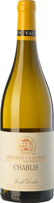 41,95 € Spedizione Gratuita | Vino bianco Joseph Drouhin A.O.C. Chablis Borgogna Francia Chardonnay Bottiglia 75 cl