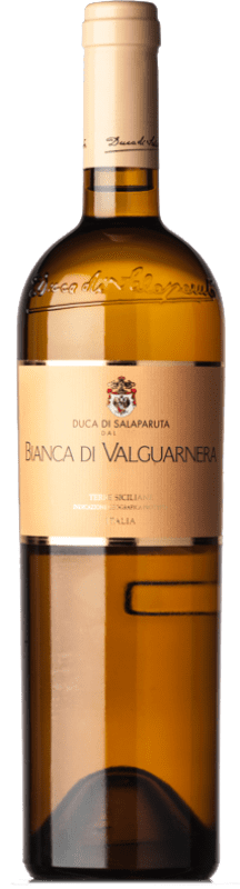 35,95 € Envío gratis | Vino blanco Duca di Salaparuta Bianca di Valguarnera I.G.T. Terre Siciliane Sicilia Italia Ansonica Botella 75 cl