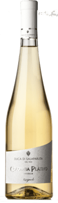 11,95 € Envio grátis | Vinho branco Duca di Salaparuta Colomba Platino I.G.T. Terre Siciliane Sicília Itália Ansonica Garrafa 75 cl