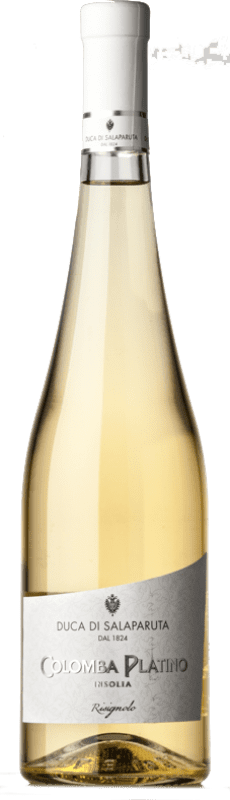 11,95 € Envío gratis | Vino blanco Duca di Salaparuta Colomba Platino I.G.T. Terre Siciliane Sicilia Italia Ansonica Botella 75 cl