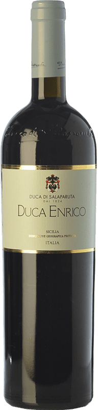 57,95 € Free Shipping | Red wine Duca di Salaparuta Duca Enrico 2010 I.G.T. Terre Siciliane Sicily Italy Nero d'Avola Bottle 75 cl