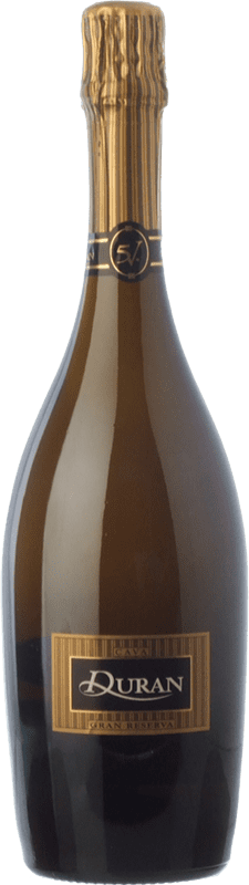 22,95 € Envoi gratuit | Blanc mousseux Durán 5V Brut Grande Réserve D.O. Cava Catalogne Espagne Pinot Noir, Macabeo, Xarel·lo, Chardonnay, Parellada Bouteille 75 cl