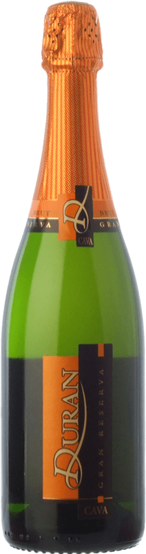 13,95 € 免费送货 | 白起泡酒 Durán 香槟 大储备 D.O. Cava 加泰罗尼亚 西班牙 Macabeo, Xarel·lo, Chardonnay, Parellada 瓶子 75 cl