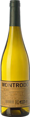 12,95 € Free Shipping | White wine Eccociwine Montrodó Blanc Spain Viognier, Chardonnay Bottle 75 cl