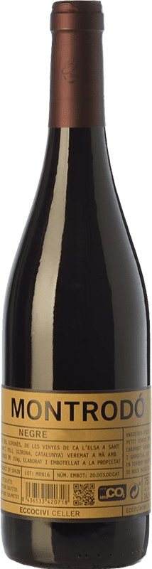 14,95 € Envío gratis | Vino Tinto Eccociwine Montrodó Joven España Merlot, Cabernet Sauvignon, Cabernet Franc, Petit Verdot Botella 75 cl
