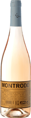 9,95 € Бесплатная доставка | Розовое вино Eccociwine Montrodó Испания Merlot — Мерло, Petit Verdot 75 cl