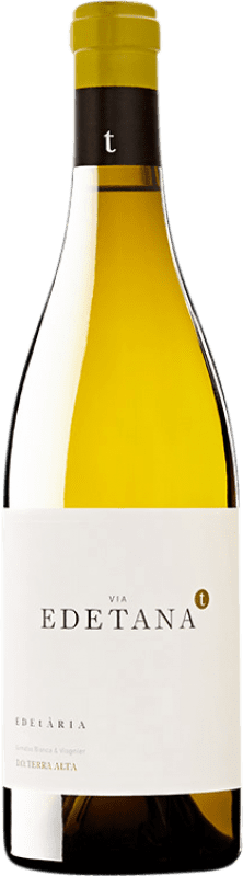 18,95 € Kostenloser Versand | Weißwein Edetària Via Edetana Crianza — Kurze Fassreifung D.O. Terra Alta Katalonien Spanien Garnacha — Grenache, Viognier 75 cl