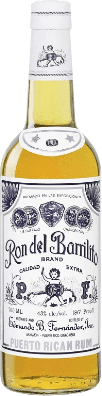 28,95 € 免费送货 | 朗姆酒 Edmundo B. Fernández Barrilito Dos Estrellas 波多黎各 瓶子 70 cl