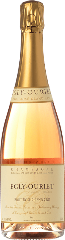 99,95 € 送料無料 | ロゼスパークリングワイン Egly-Ouriet Rosé Grand Cru Brut A.O.C. Champagne シャンパン フランス Pinot Black, Chardonnay ボトル 75 cl