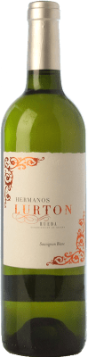 11,95 € Spedizione Gratuita | Vino bianco Albar Lurton Hermanos Lurton D.O. Rueda Castilla y León Spagna Sauvignon Bianca Bottiglia 75 cl