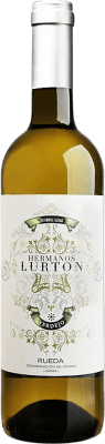 13,95 € 免费送货 | 白酒 Albar Lurton Verdejo D.O. Rueda 卡斯蒂利亚莱昂 西班牙 Viura, Verdejo 瓶子 75 cl