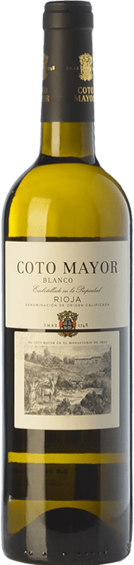 8,95 € Spedizione Gratuita | Vino Bianco Coto de Rioja Coto Mayor D.O.Ca. Rioja La Rioja Spagna Viura, Sauvignon Bottiglia 75 cl