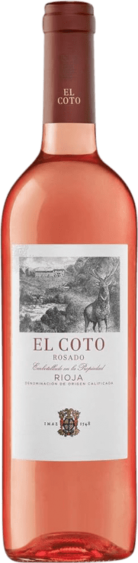 39,95 € Бесплатная доставка | Розовое вино Coto de Rioja Coto Mayor D.O.Ca. Rioja Ла-Риоха Испания Tempranillo, Grenache бутылка 75 cl