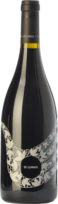 12,95 € Free Shipping | Red wine El Grillo y la Luna 12 Lunas Joven D.O. Somontano Aragon Spain Tempranillo, Merlot, Cabernet Sauvignon Bottle 75 cl