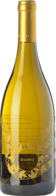 16,95 € Kostenloser Versand | Weißwein El Grillo y la Luna 12 Lunas D.O. Somontano Aragón Spanien Chardonnay, Gewürztraminer Flasche 75 cl