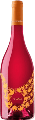 8,95 € Envío gratis | Vino rosado El Grillo y la Luna 12 Lunas D.O. Somontano Aragón España Syrah Botella 75 cl
