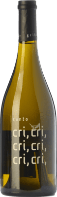 47,95 € Envio grátis | Vinho branco El Grillo y la Luna El Canto del Grillo Crianza D.O. Somontano Aragão Espanha Chardonnay Garrafa 75 cl