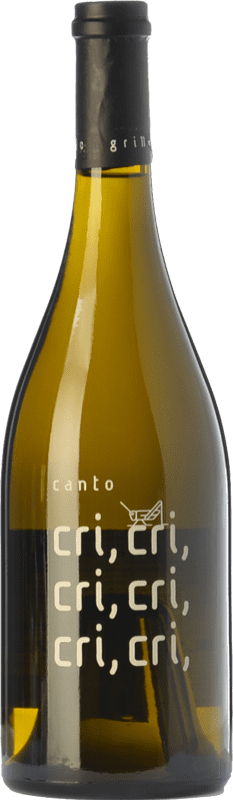 47,95 € Бесплатная доставка | Белое вино El Grillo y la Luna El Canto del Grillo старения D.O. Somontano Арагон Испания Chardonnay бутылка 75 cl