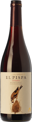 14,95 € 免费送货 | 红酒 El Paseante El Pispa 年轻的 D.O. Montsant 加泰罗尼亚 西班牙 Grenache 瓶子 75 cl