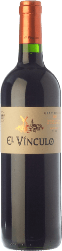 24,95 € Spedizione Gratuita | Vino rosso El Vínculo Edición Limitada Gran Riserva D.O. La Mancha Castilla-La Mancha Spagna Tempranillo Bottiglia 75 cl