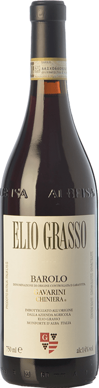 78,95 € Бесплатная доставка | Красное вино Elio Grasso Gavarini Chiniera D.O.C.G. Barolo Пьемонте Италия Nebbiolo бутылка 75 cl