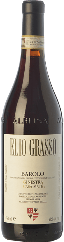 78,95 € Envío gratis | Vino tinto Elio Grasso Ginestra Casa Maté D.O.C.G. Barolo Piemonte Italia Nebbiolo Botella 75 cl