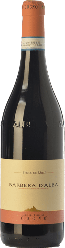 29,95 € Spedizione Gratuita | Vino rosso Elvio Cogno Bricco dei Merli D.O.C. Barbera d'Alba Piemonte Italia Barbera Bottiglia 75 cl