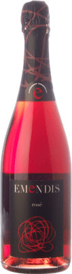 9,95 € 免费送货 | 玫瑰气泡酒 Emendis Rosé 香槟 D.O. Cava 加泰罗尼亚 西班牙 Trepat 瓶子 75 cl