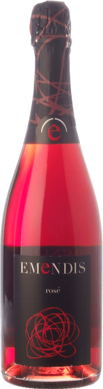 10,95 € Envio grátis | Espumante Rosé Emendis Brut — Bruto Rosé D.O. Cava Catalunha Espanha Trepat 75 cl