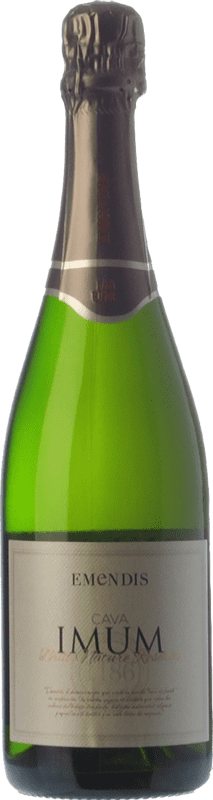 9,95 € 送料無料 | 白スパークリングワイン Emendis Imum ブルットの自然 予約 D.O. Cava カタロニア スペイン Macabeo, Xarel·lo, Parellada ボトル 75 cl