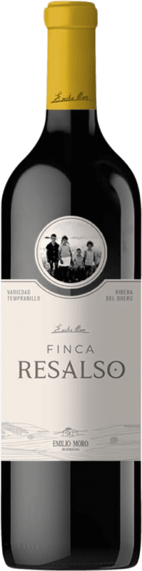 12,95 € 免费送货 | 红酒 Emilio Moro Finca Resalso 年轻的 D.O. Ribera del Duero 卡斯蒂利亚莱昂 西班牙 Tempranillo 瓶子 75 cl