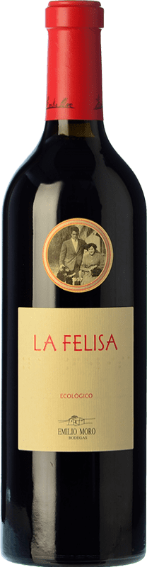 36,95 € Envio grátis | Vinho tinto Emilio Moro La Felisa Crianza D.O. Ribera del Duero Castela e Leão Espanha Tempranillo Garrafa 75 cl